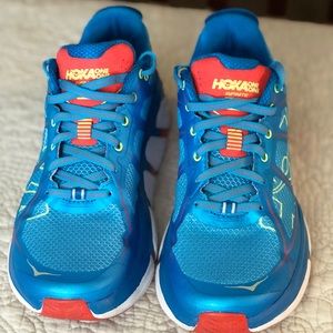 Hoka cushioned running sneaker